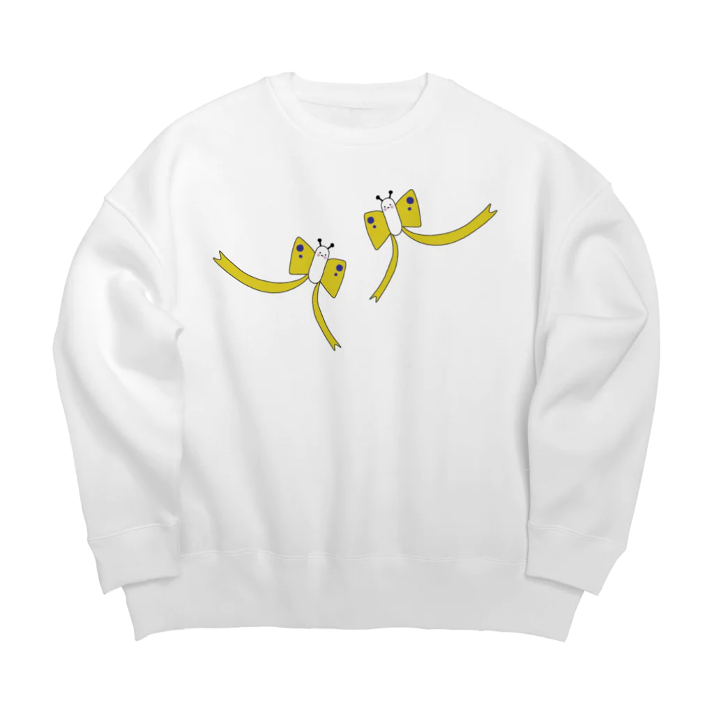 ハナイロのちょうりぼん Big Crew Neck Sweatshirt