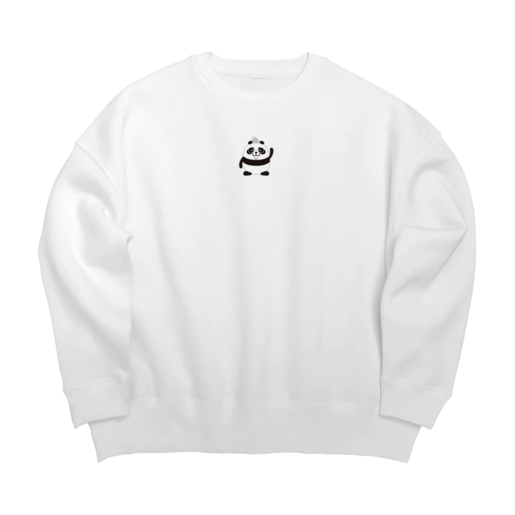 There will be answers.（つんパンダ）オンラインショップのつんパンダv2 Big Crew Neck Sweatshirt