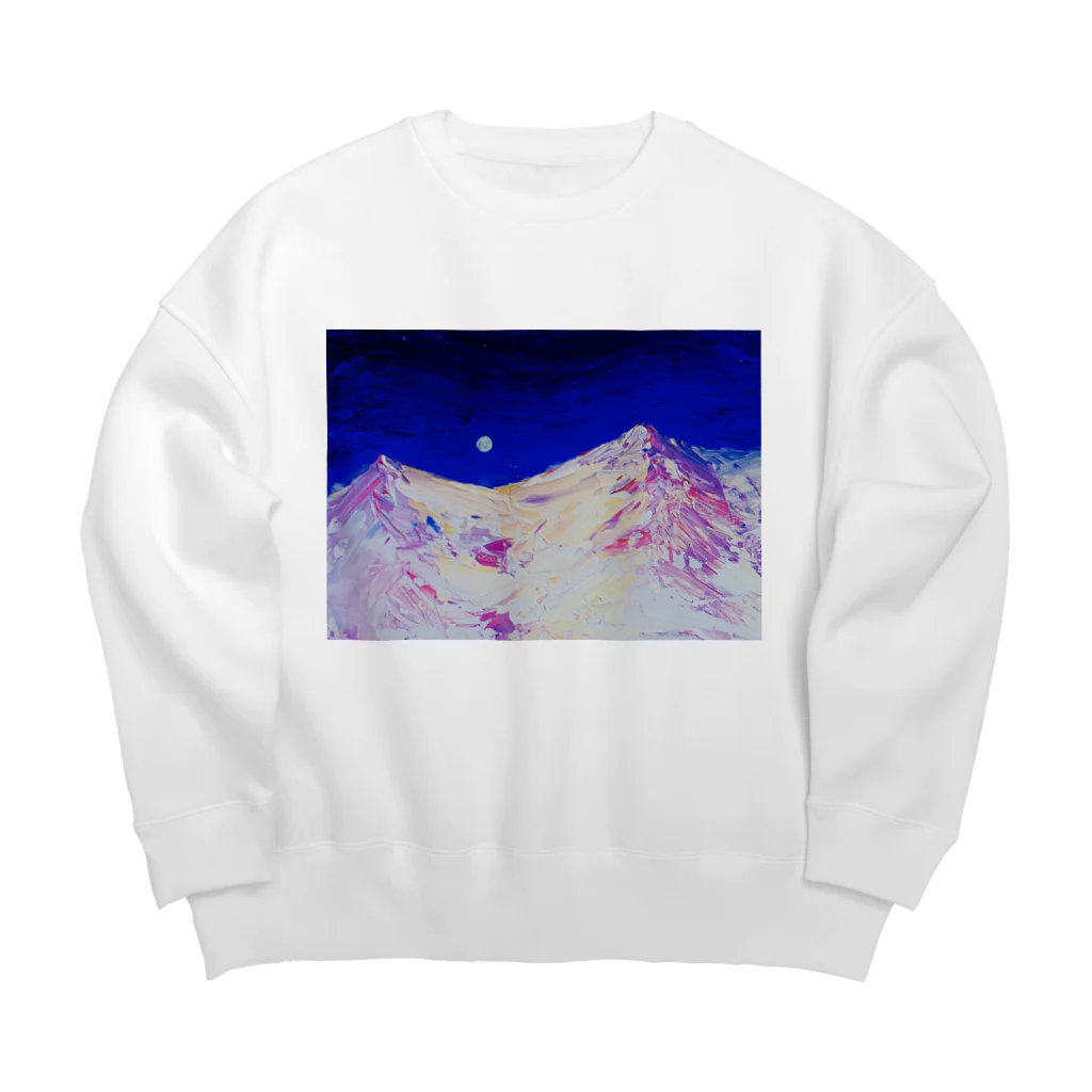 heyhhの山 Big Crew Neck Sweatshirt