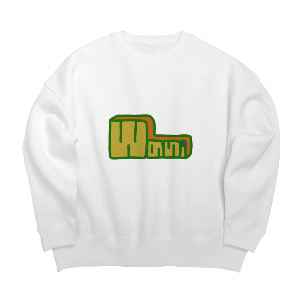 ワニのお店のWaniロゴ Big Crew Neck Sweatshirt