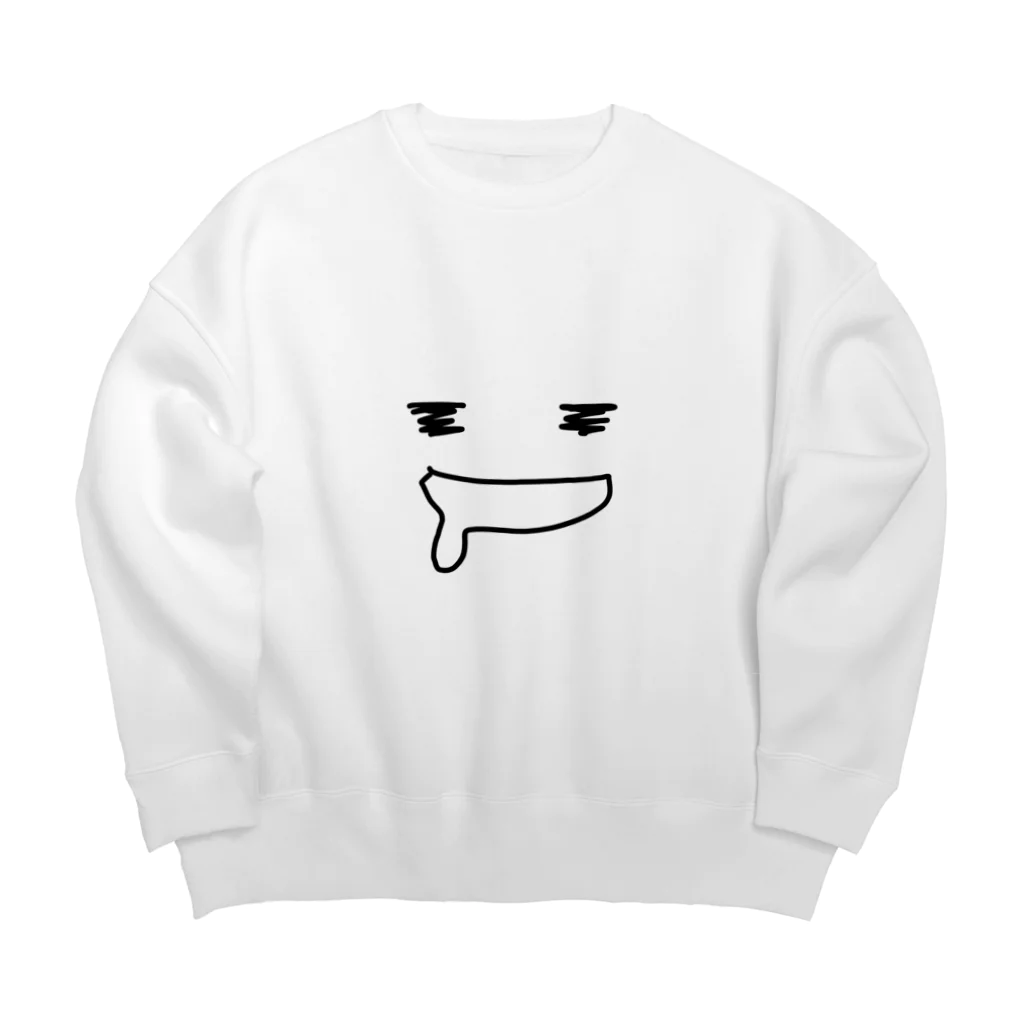 ぺぽのお腹ペコペコ Big Crew Neck Sweatshirt