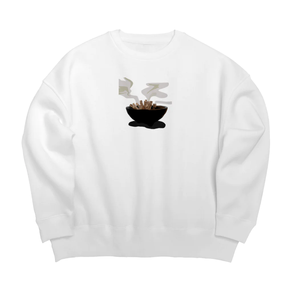 野々のモクモク Big Crew Neck Sweatshirt