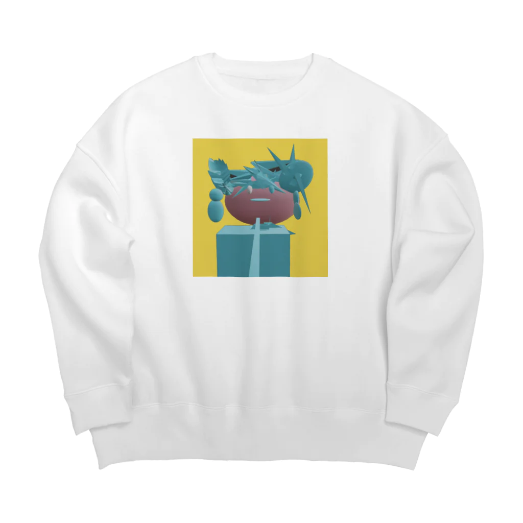 ハッピーワチャゴナドゥーのハッピー Big Crew Neck Sweatshirt