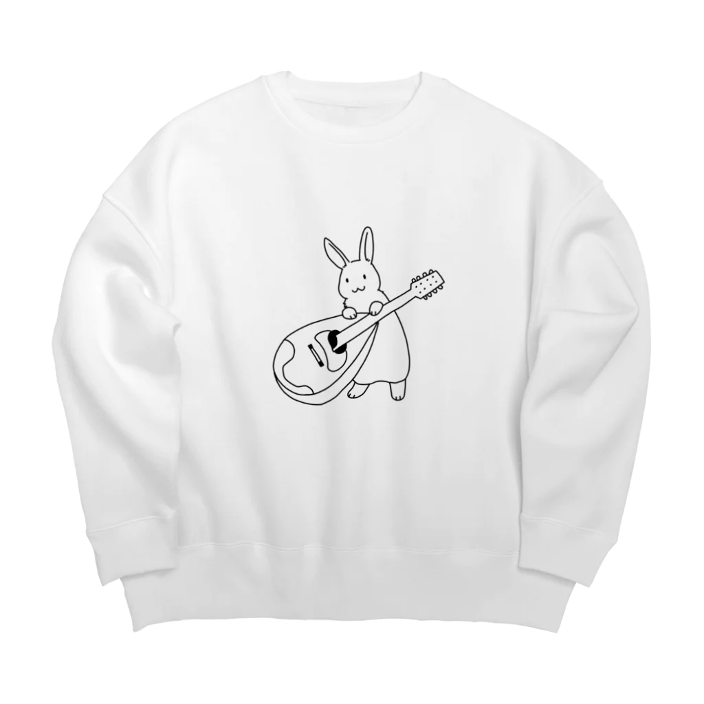 ふくはな工房のぴょんどりん Big Crew Neck Sweatshirt