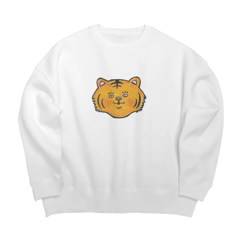 かまだ まゆめのタイガー　とらちゃん Big Crew Neck Sweatshirt