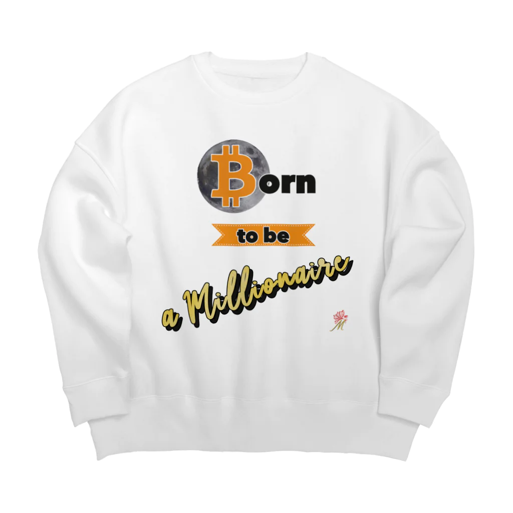 Studio Made in FranceのSMF 018 Born to be a millionaire ビッグシルエットスウェット