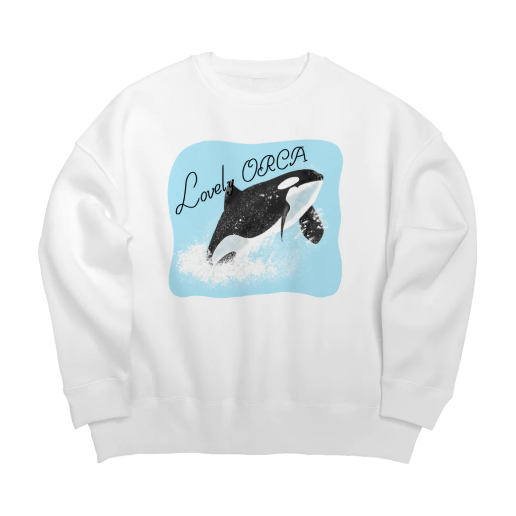 ショコラ★ルビーのシャチ LovelyORCA Big Crew Neck Sweatshirt