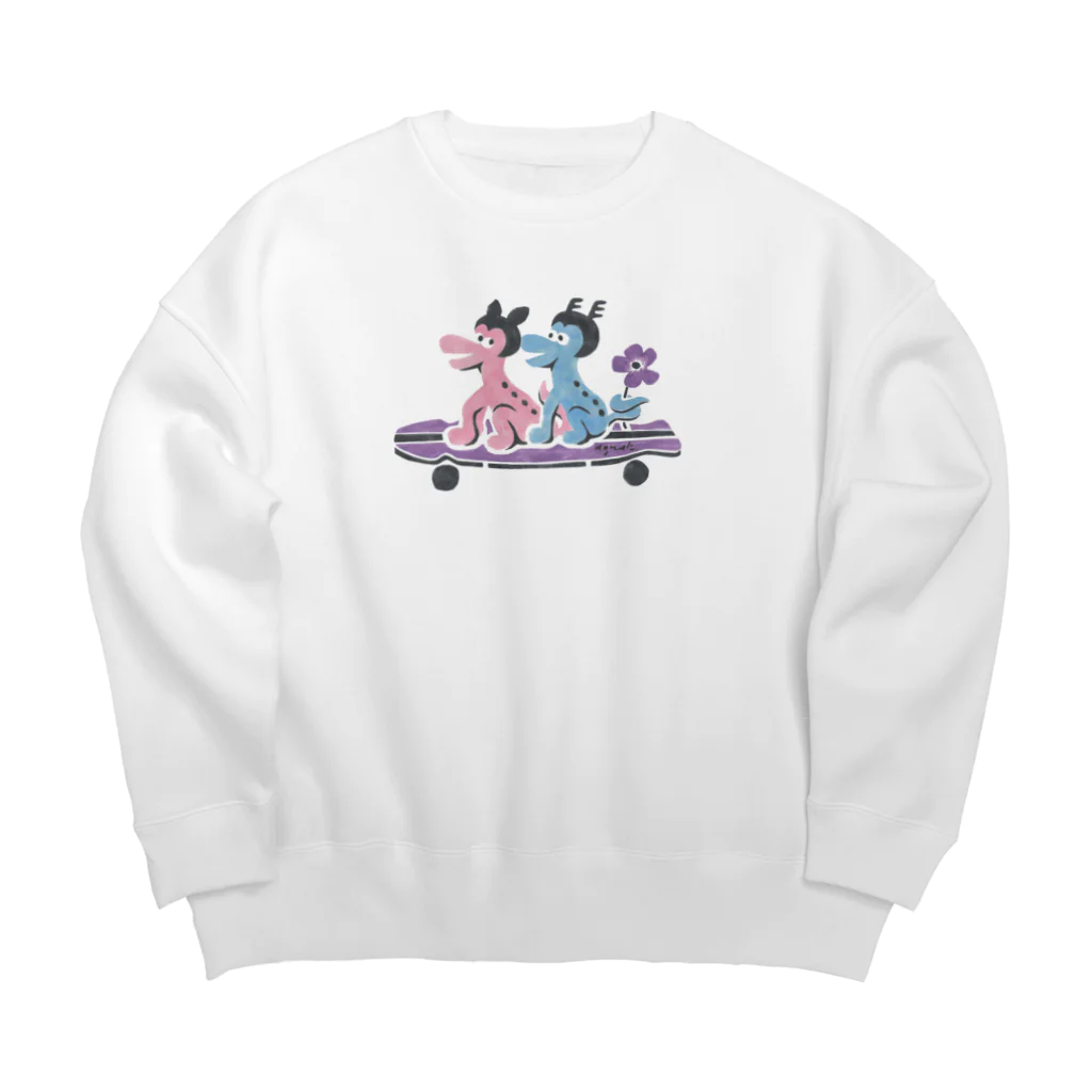 Shigenosukeのシナカル #スケートボード Big Crew Neck Sweatshirt