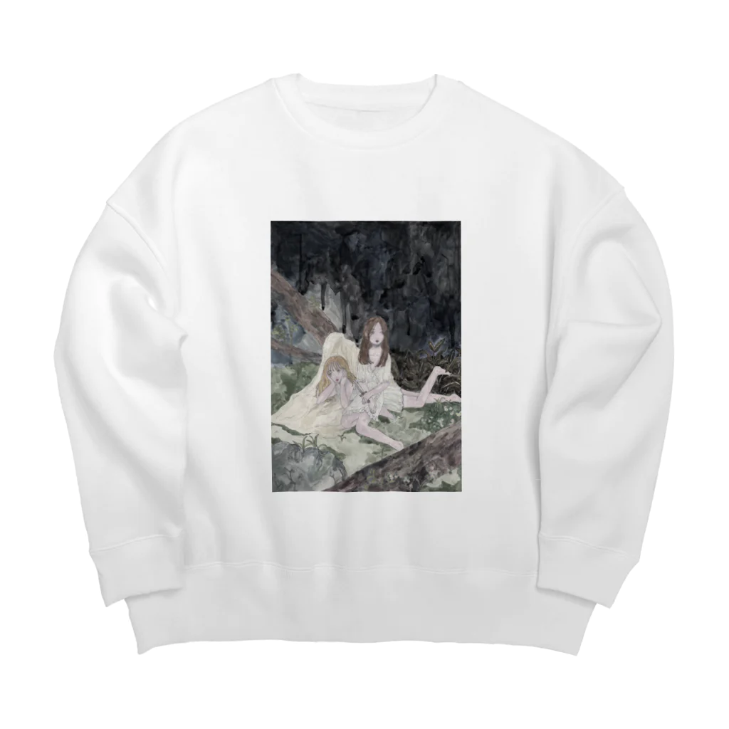 毬谷静 – Shizuka Mariya –のEscape Big Crew Neck Sweatshirt