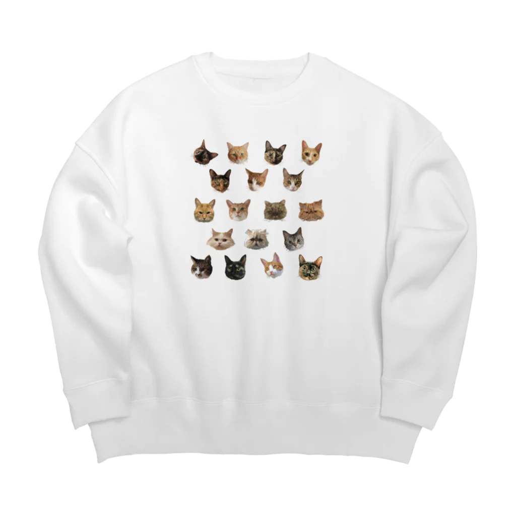 RinQooのうちのこ第二陣 Big Crew Neck Sweatshirt