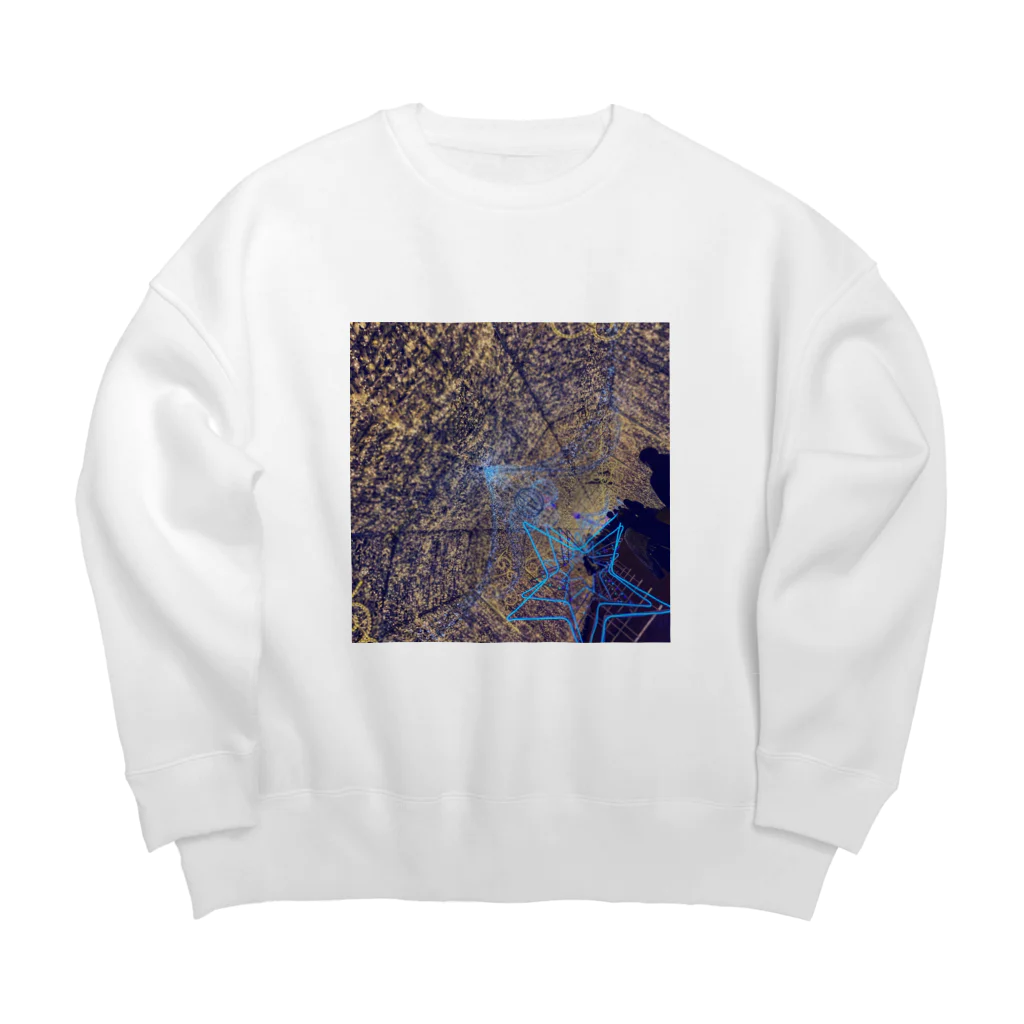 Nanaｦの星君夜 Big Crew Neck Sweatshirt