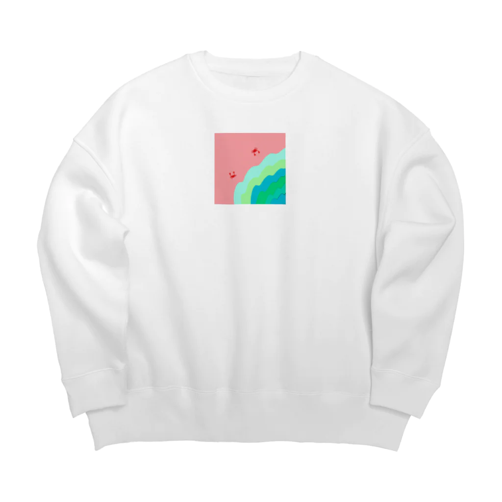 omochinouenの夢と現実のあいだ Big Crew Neck Sweatshirt