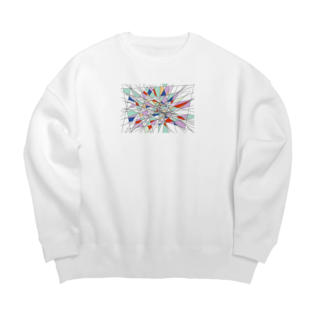 ノブでございまするのプロトタイプステンドグラス Big Crew Neck Sweatshirt