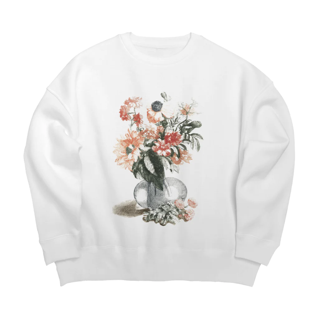 The Netherlands paintingのflora Big Crew Neck Sweatshirt