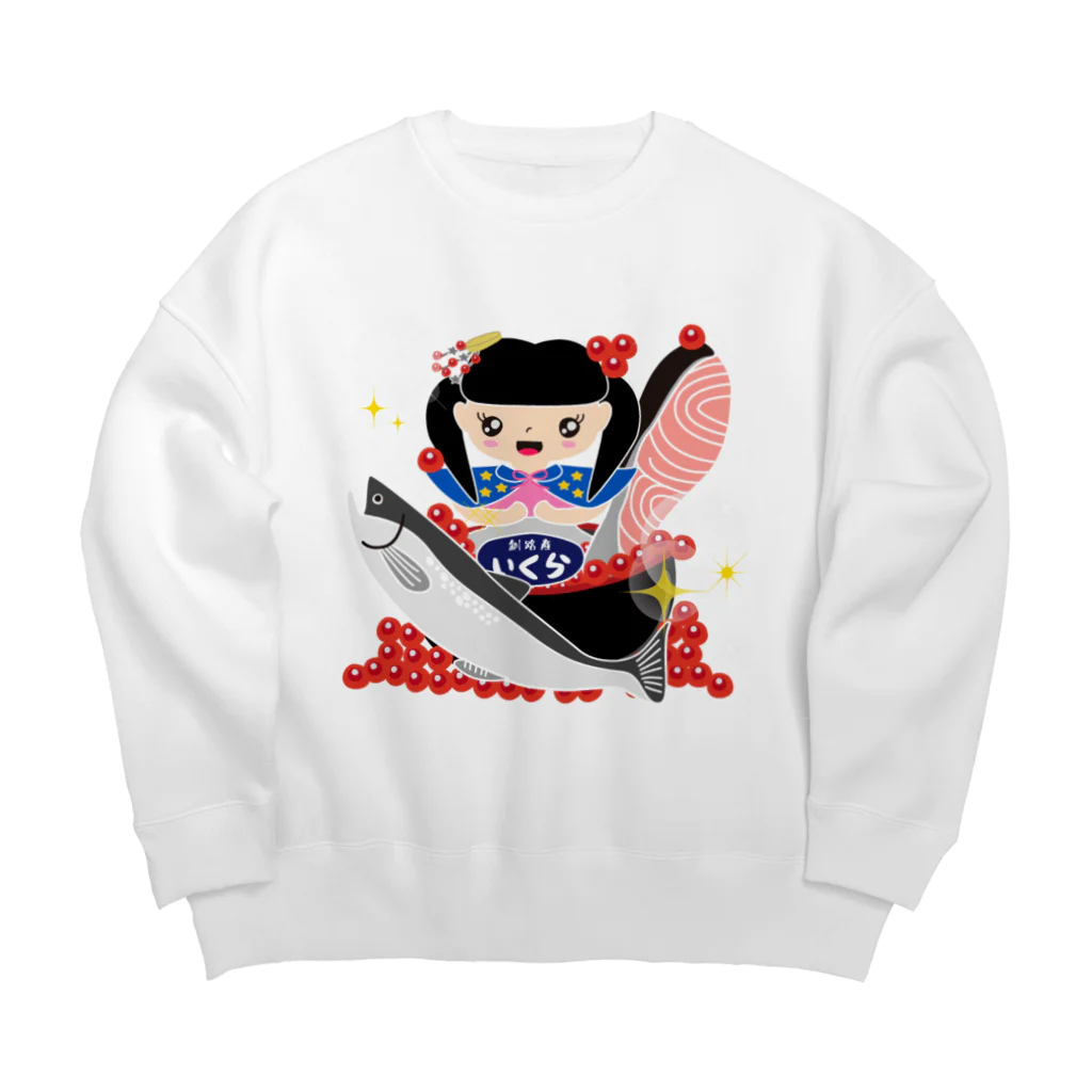 秋葉令奈(れなち)のいくらの醤油漬け衣装ver. Big Crew Neck Sweatshirt