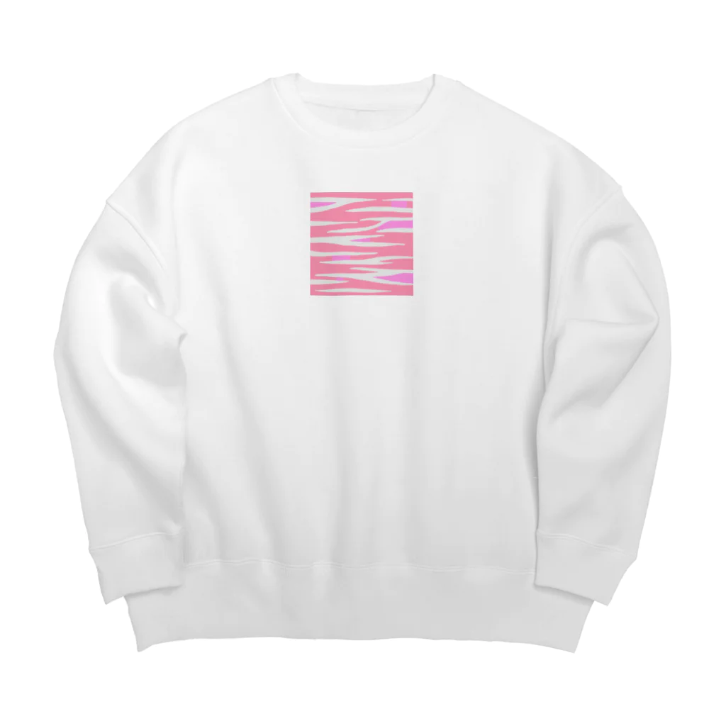 omochinouenのとららぶ Big Crew Neck Sweatshirt