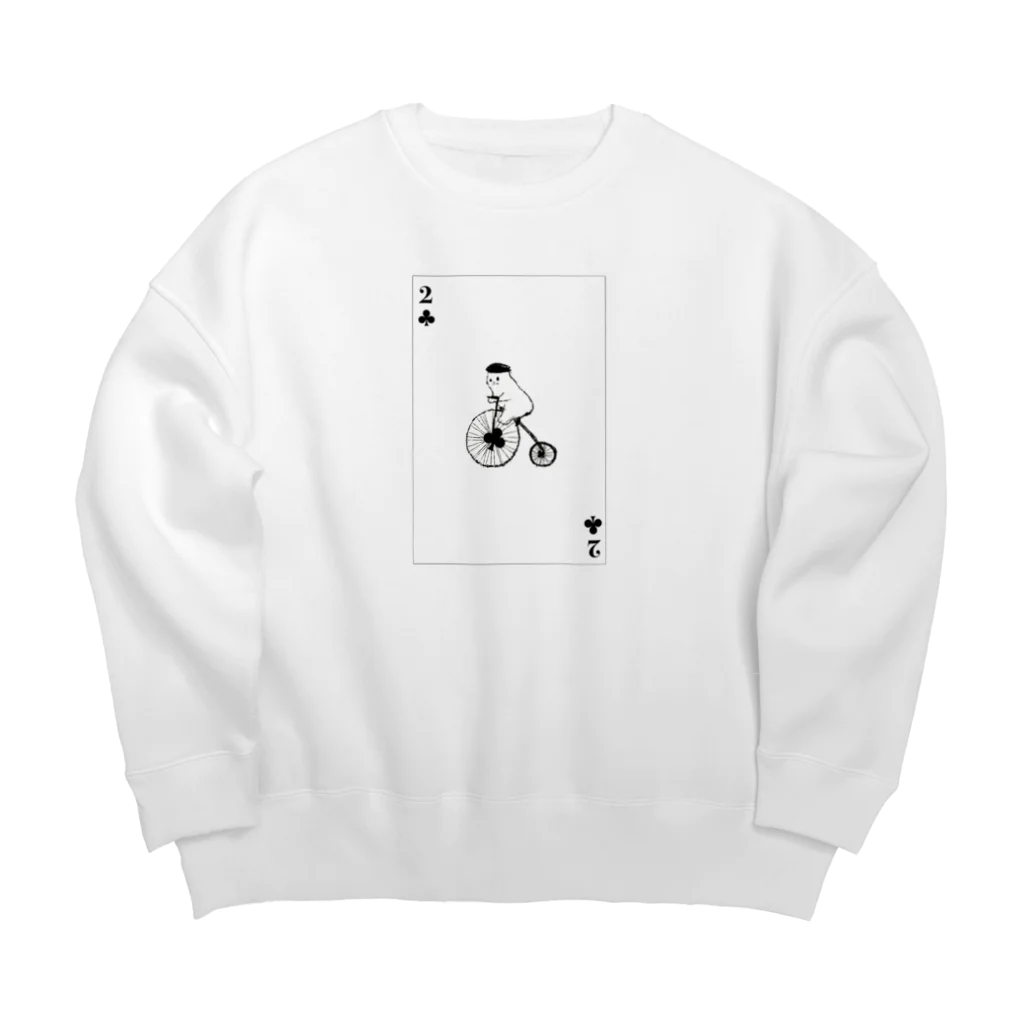 星空屋の【エリンギトランプ】クラブの2 Big Crew Neck Sweatshirt