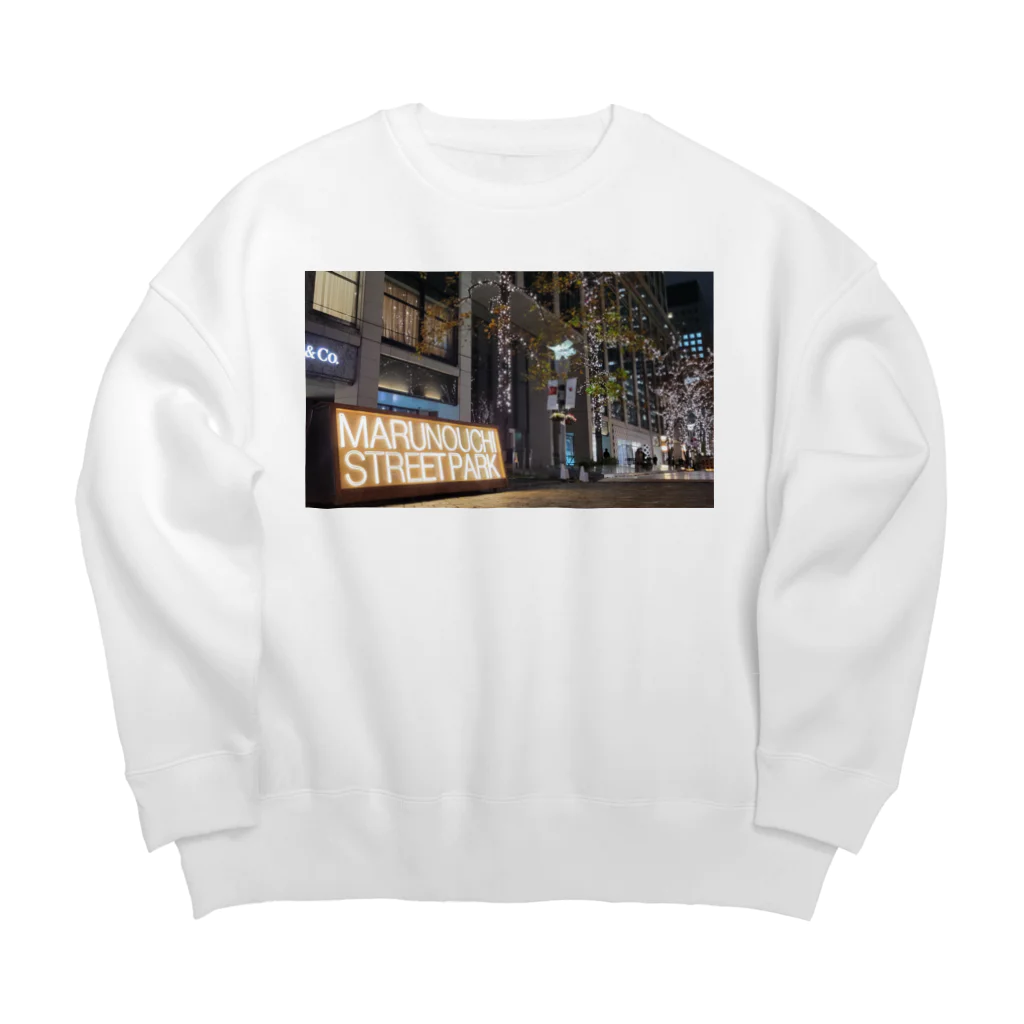 八朔のMARUNOUCHI Big Crew Neck Sweatshirt