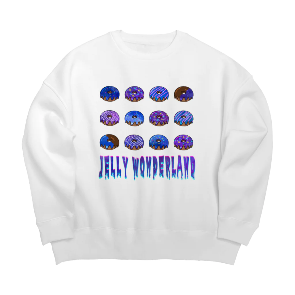 【公式】JELLY WONDERLAND【ショップ】のジェリードーナツ Big Crew Neck Sweatshirt