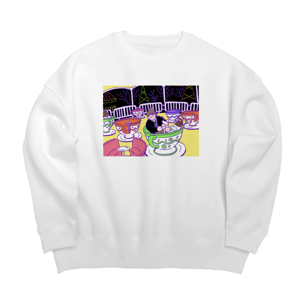 なほのゆびのデジャヴ Big Crew Neck Sweatshirt