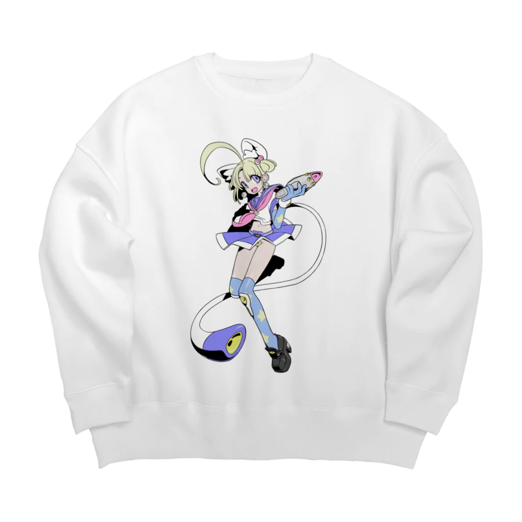 にゃもふぇのKOIMOちゃん金髪ver. Big Crew Neck Sweatshirt