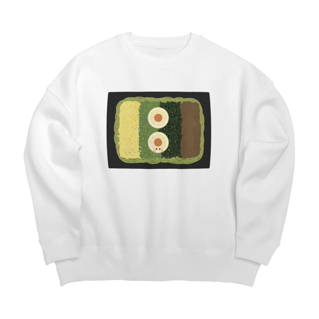 cotton-berry-pancakeの瓦そばちゃん Big Crew Neck Sweatshirt