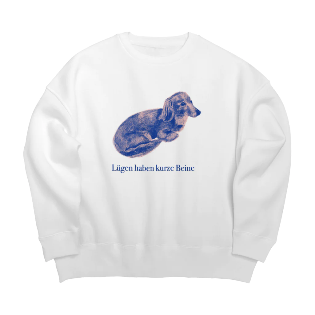 Ying Yang DOGの嘘は短足 Big Crew Neck Sweatshirt