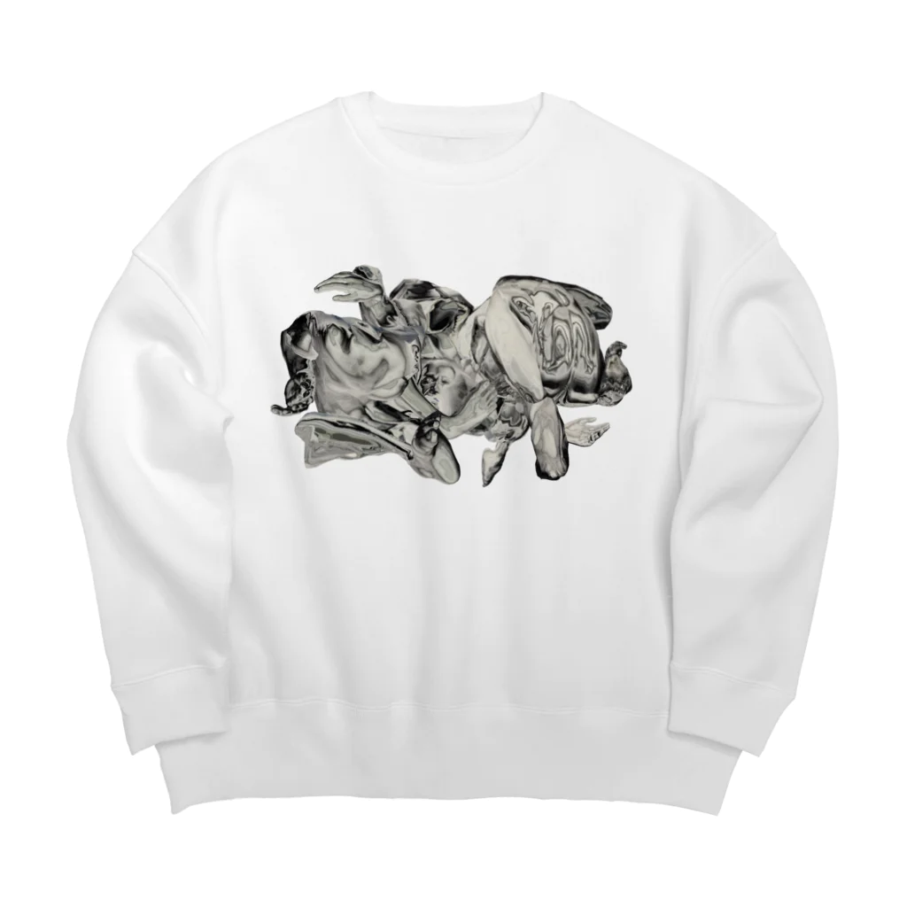 Thunder Hype CocoのCLOUD Big Crew Neck Sweatshirt