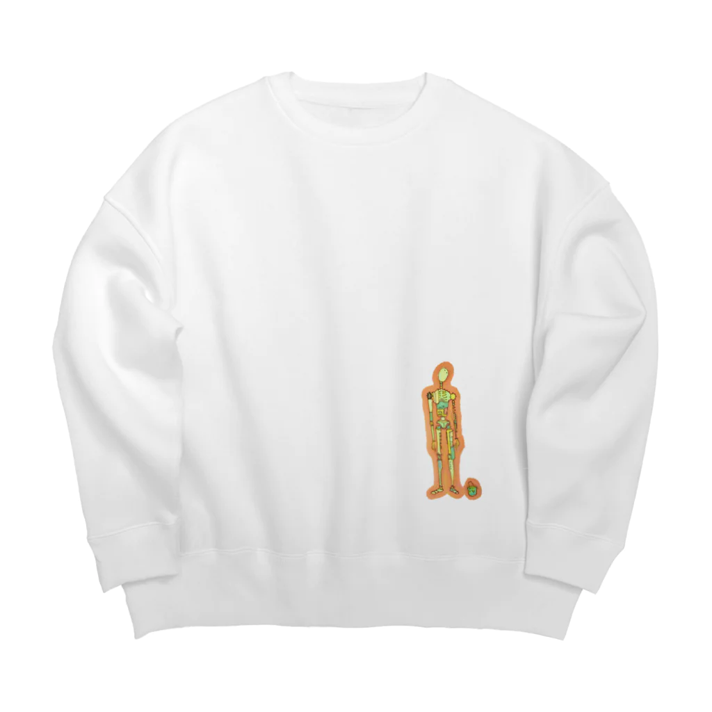 おまるのロボNo.18 Big Crew Neck Sweatshirt