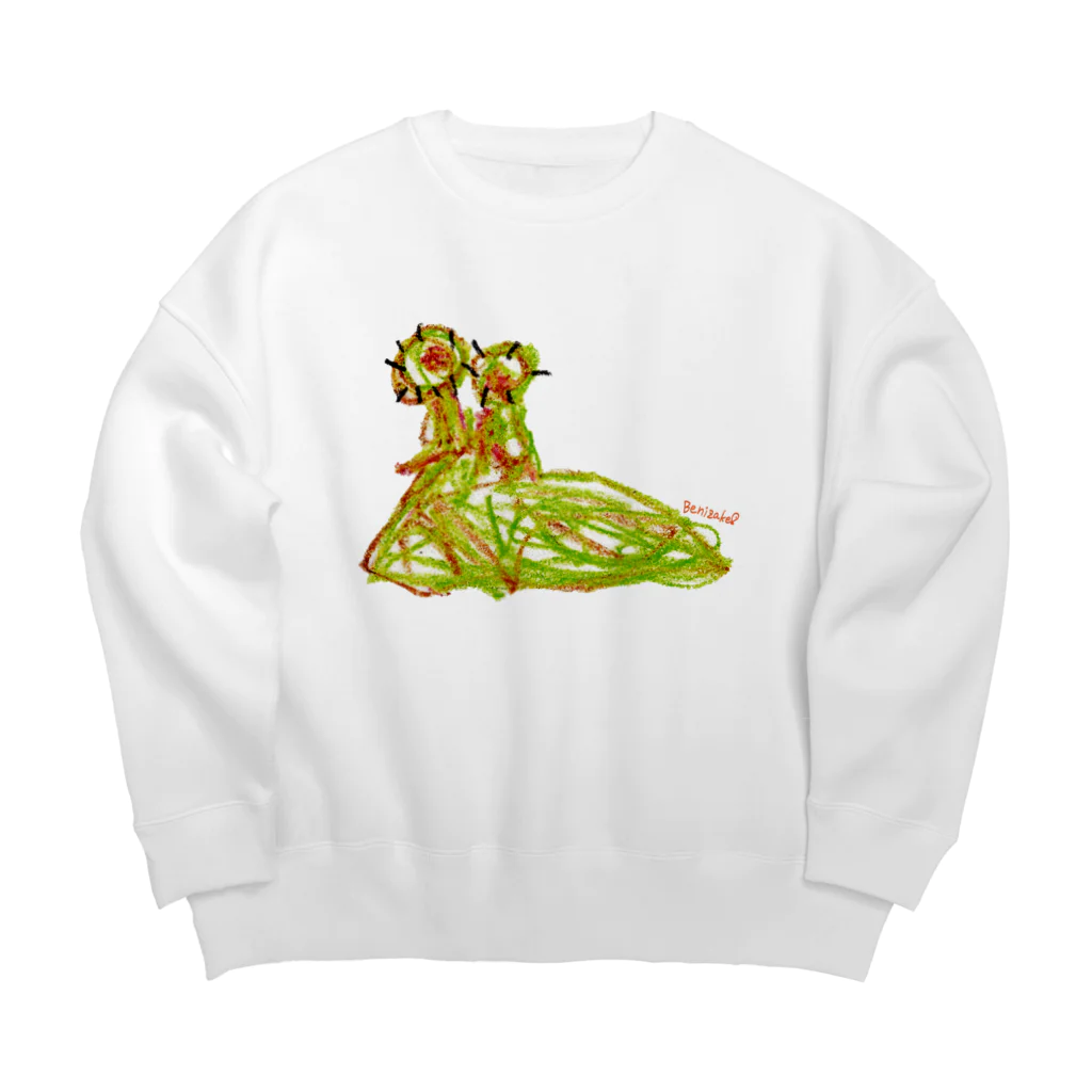 BenizakeのBugs series -slug- Big Crew Neck Sweatshirt