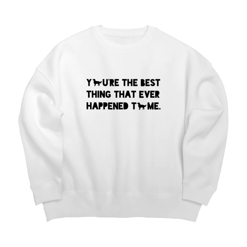 onehappinessのフラットコーテッドレトリバー Big Crew Neck Sweatshirt