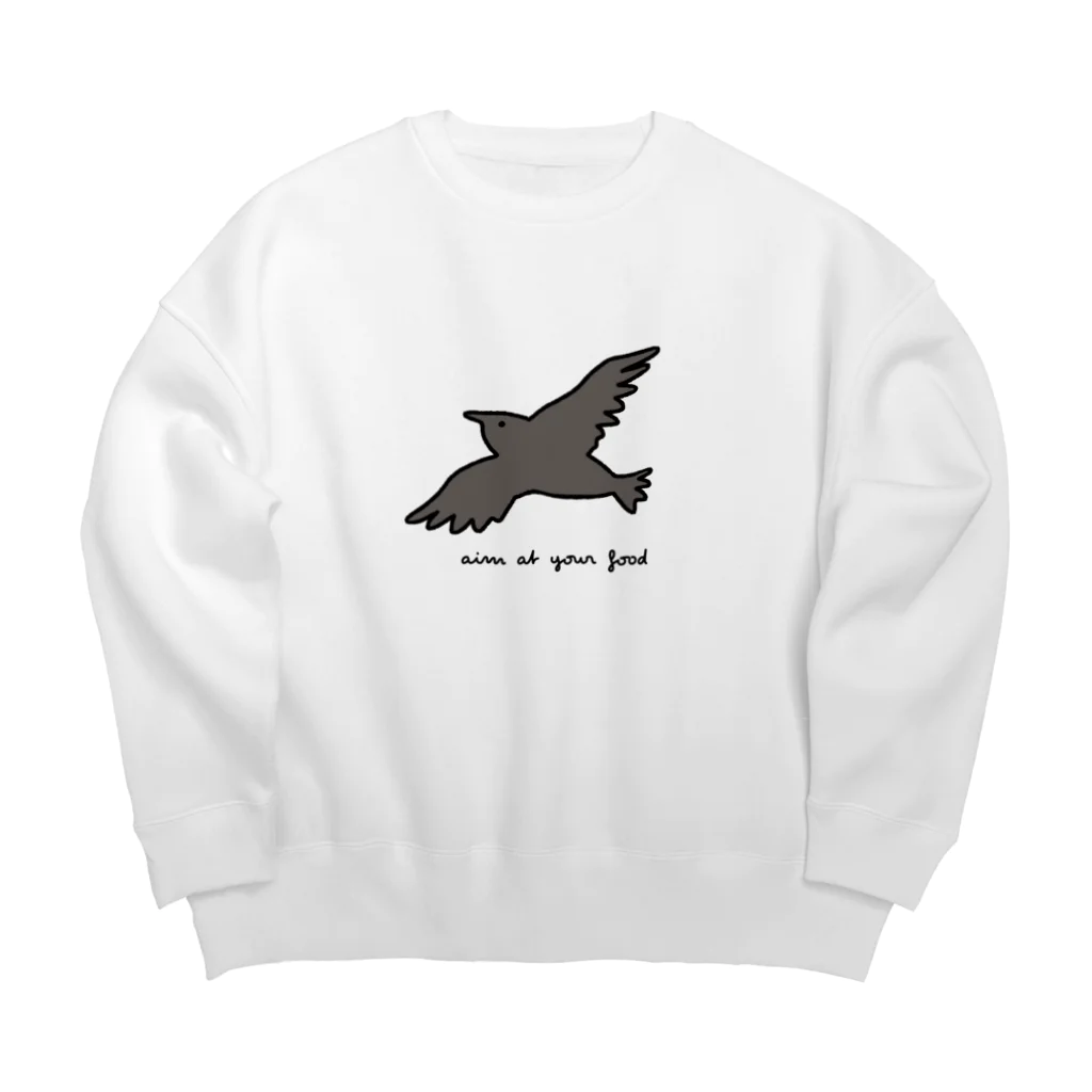 こし庵のトンビにご注意 Big Crew Neck Sweatshirt