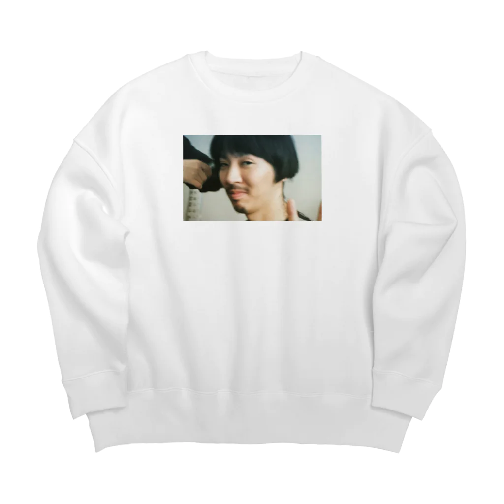 hama_suzuriのハマ断髪 Big Crew Neck Sweatshirt