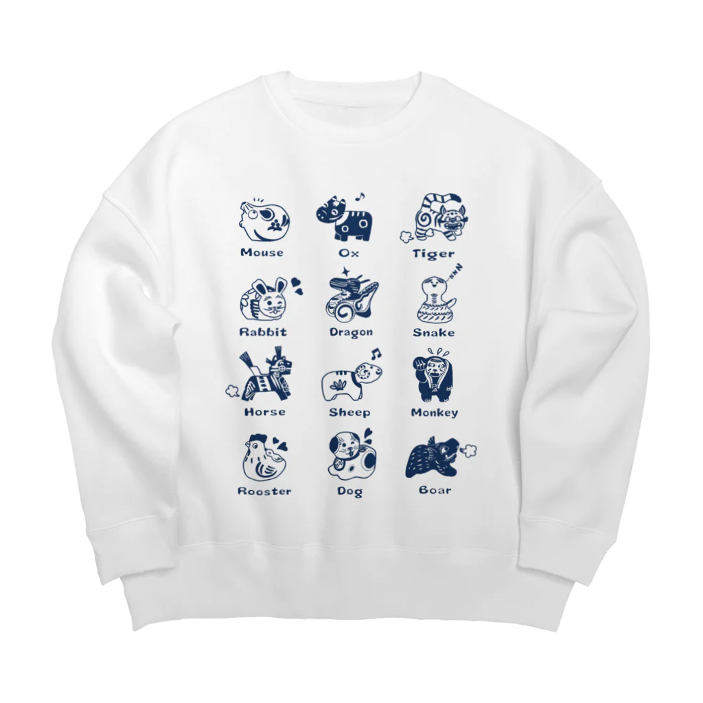 SU-KUのThe Zodiac of Fukushima Big Crew Neck Sweatshirt