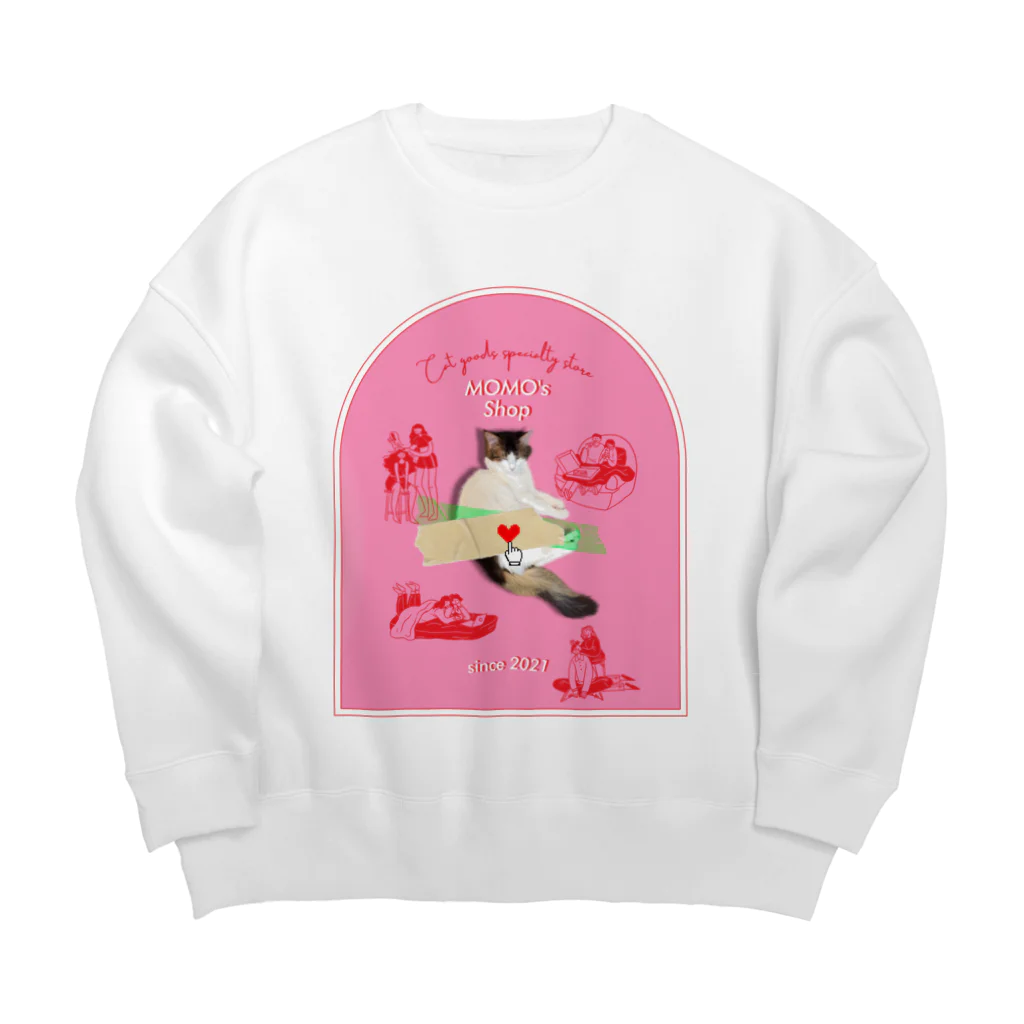 𝙈𝙊𝙈𝙊'𝙨 𝙎𝙝𝙤𝙥のMOMO's Shop@2022 Big Crew Neck Sweatshirt