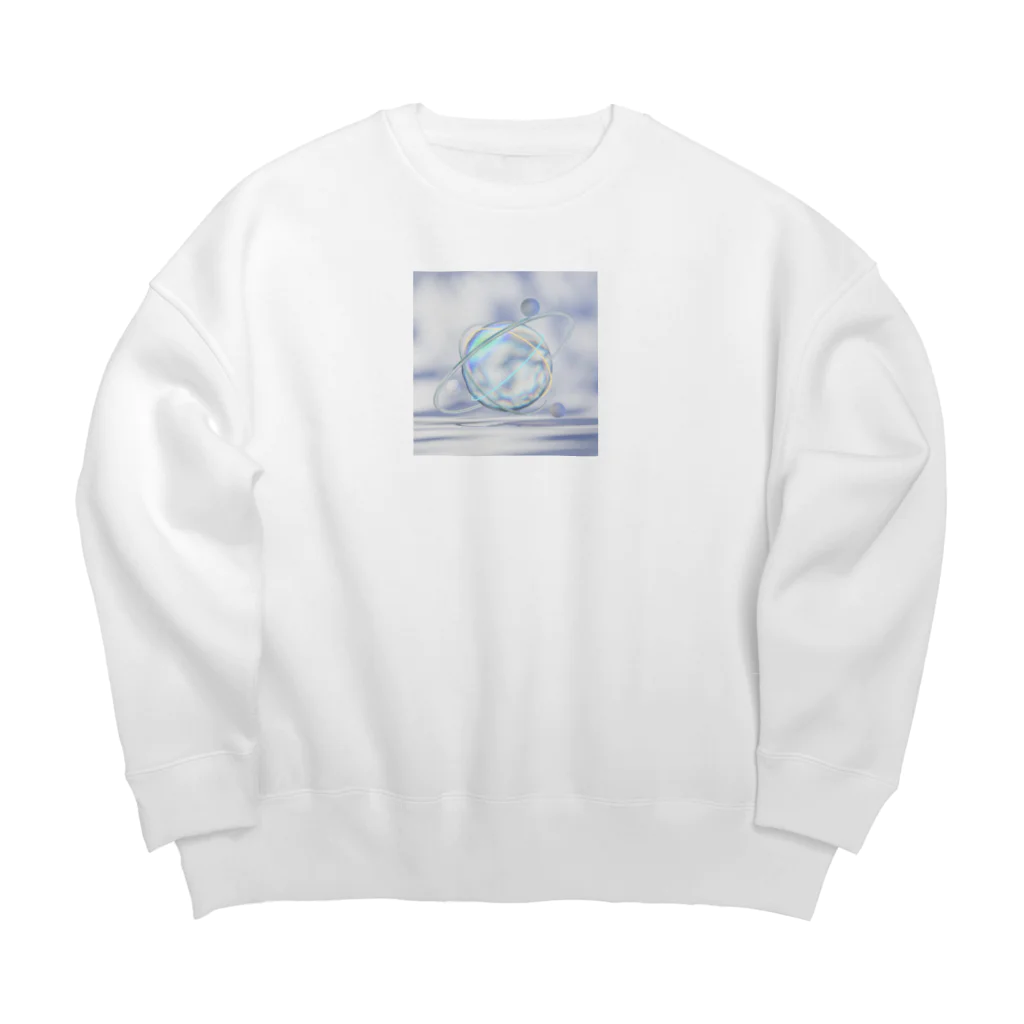 Ramen ShopのGlass dispersion Big Crew Neck Sweatshirt