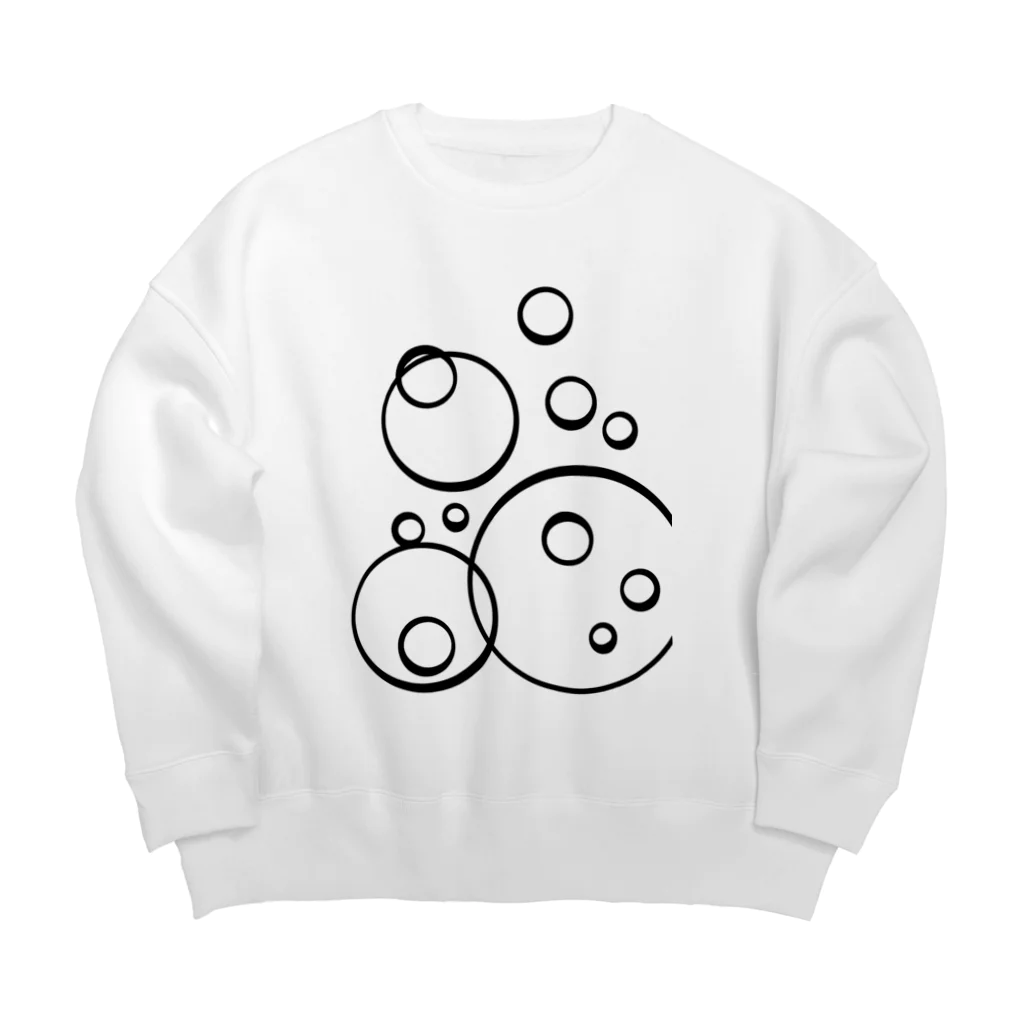 マル　サンカク　シカクのマル　マル　マル Big Crew Neck Sweatshirt