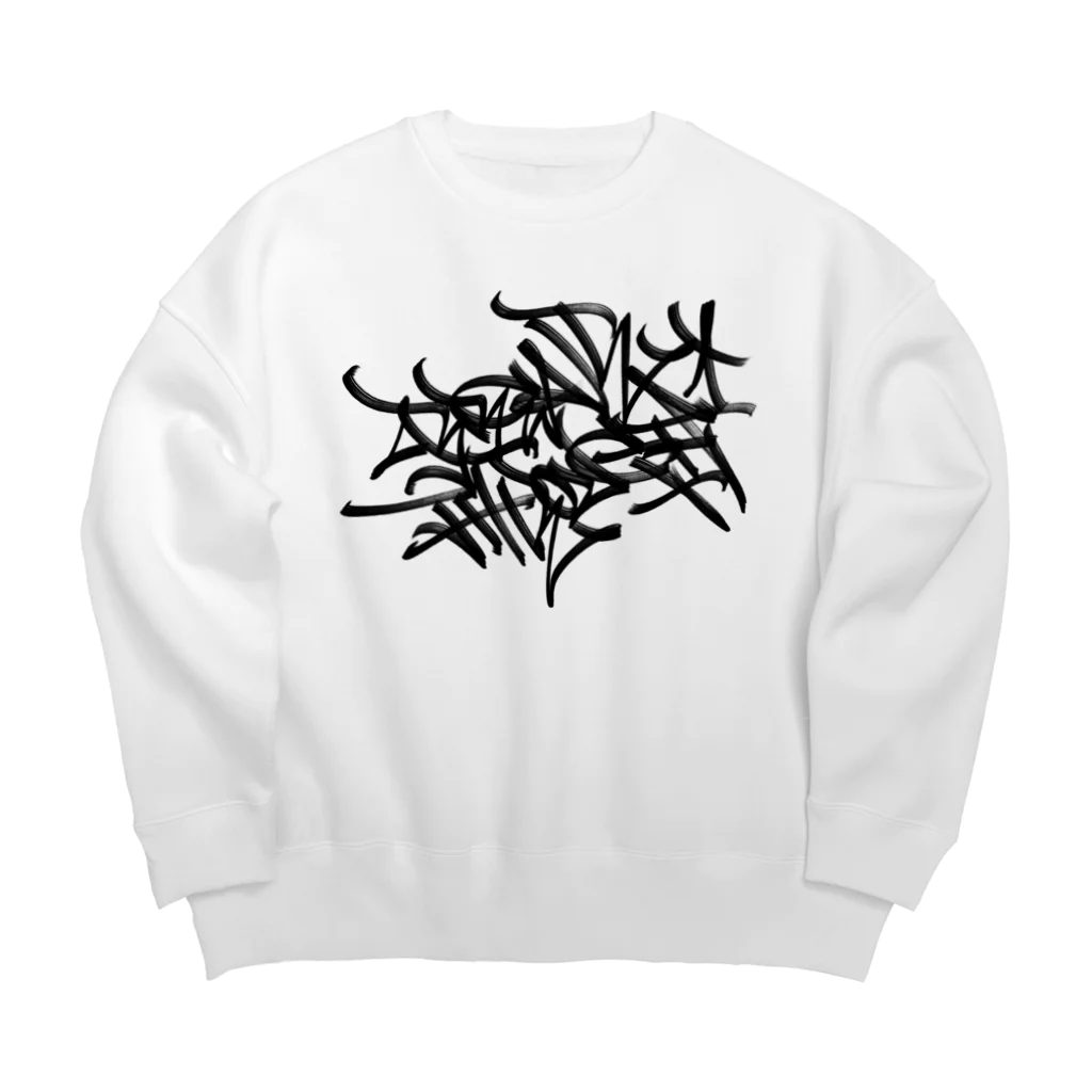 Soda Letter Works のツキヌケル Big Crew Neck Sweatshirt