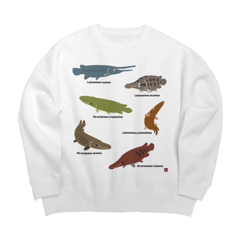 幻想水系branch　byいずもり・ようのSILHOUETTE AQUARIUM 02 Big Crew Neck Sweatshirt