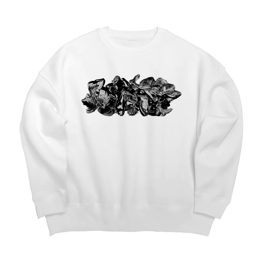 Thunder Hype Cocoのhumanoid#002 Big Crew Neck Sweatshirt