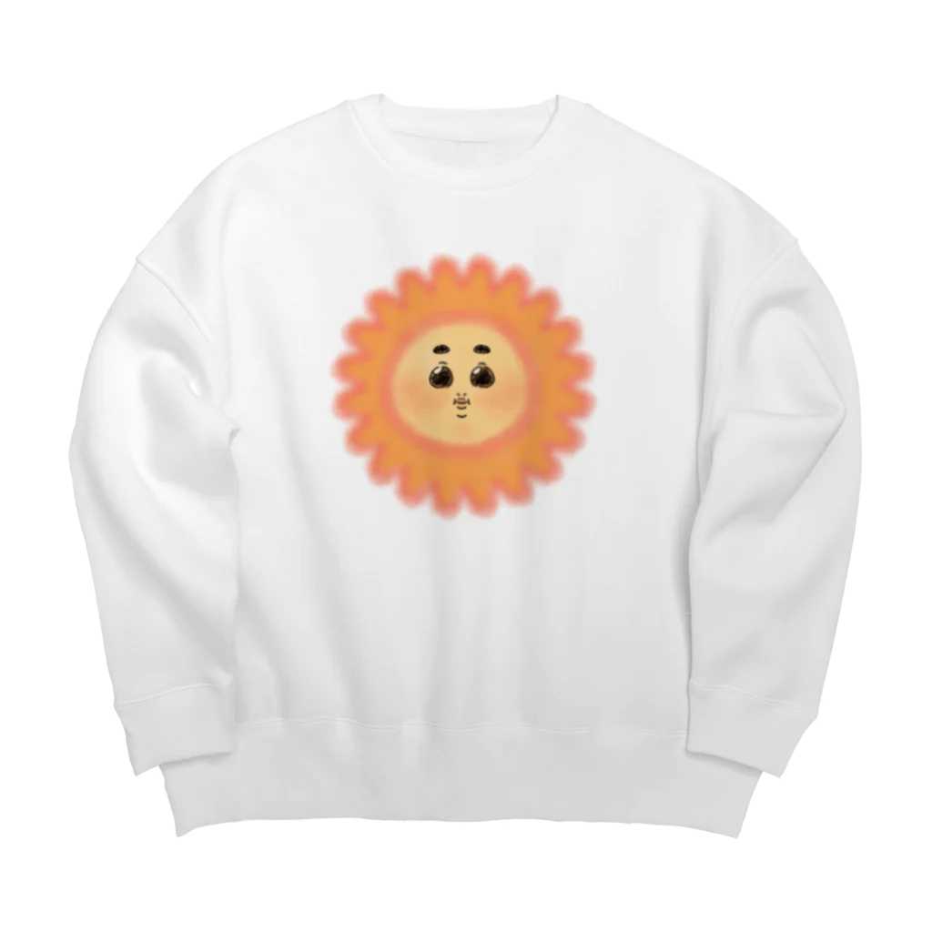 ぎゃらくしーらんどの君の力になり太陽 Big Crew Neck Sweatshirt