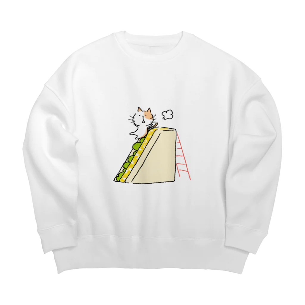 fungraciaz_charactersの11/3　サンドウィッチの日 Big Crew Neck Sweatshirt