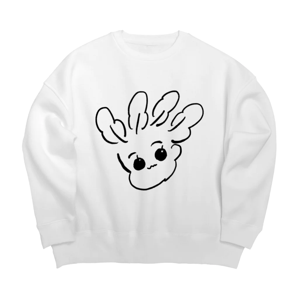 ビニールハウスのホウレンソウ(楽) Big Crew Neck Sweatshirt