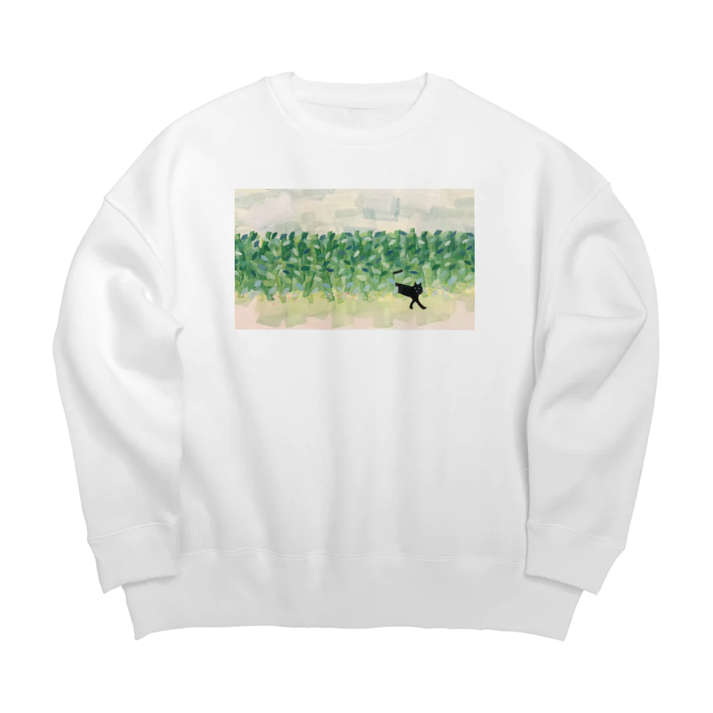 kayashopの5月の猫 Big Crew Neck Sweatshirt