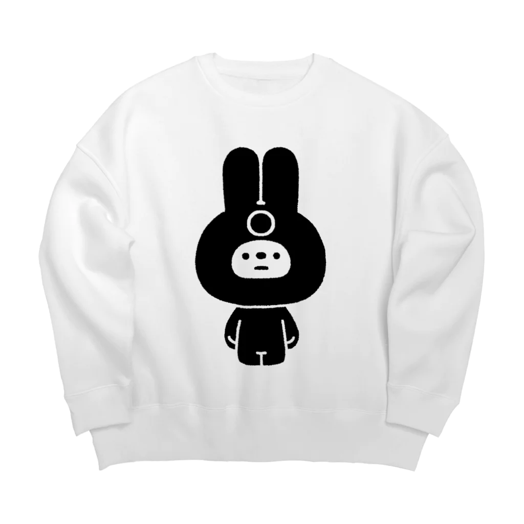 こつｗのおみせの量産うさぎ だたら Big Crew Neck Sweatshirt