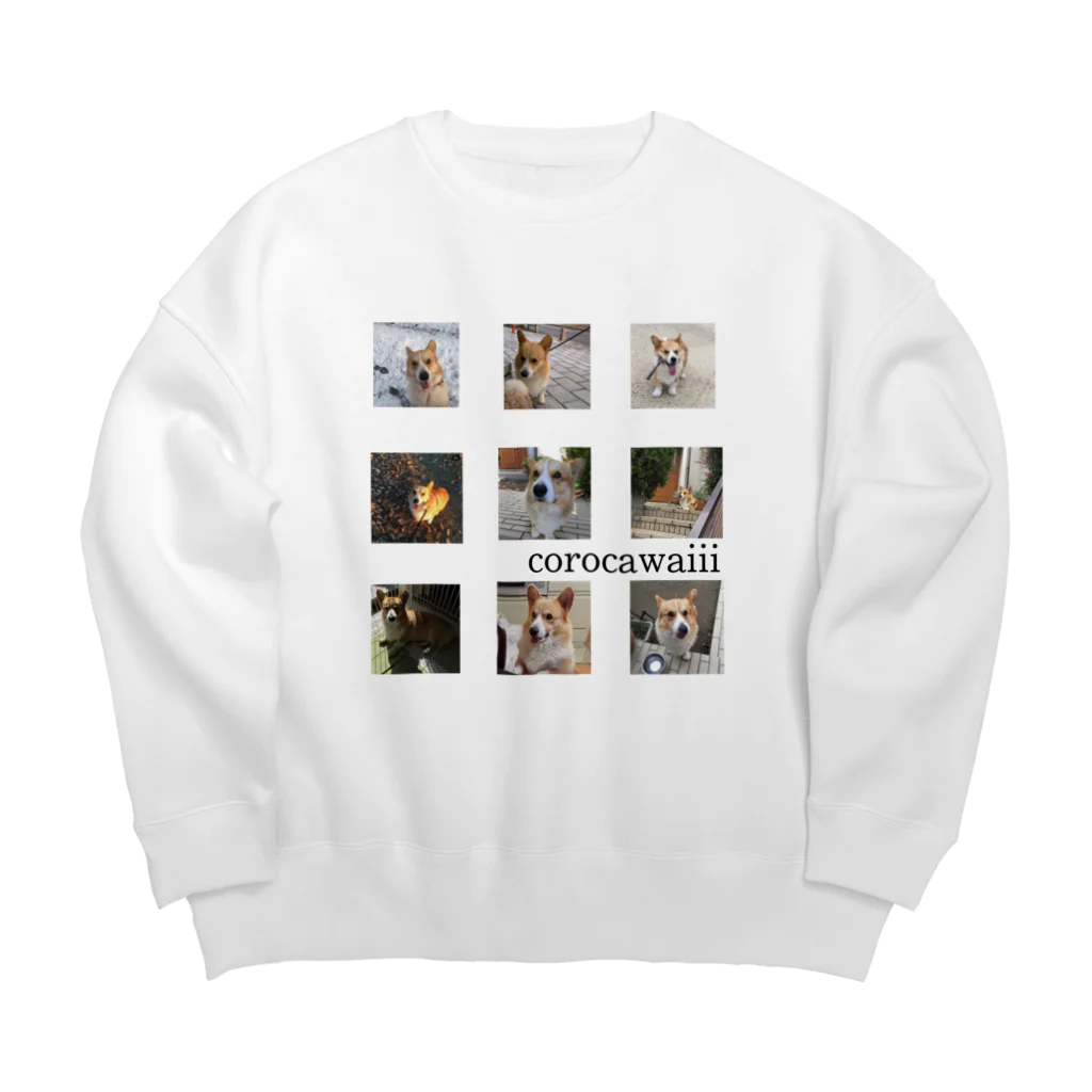 ゆりのころちゃんかわいい Big Crew Neck Sweatshirt