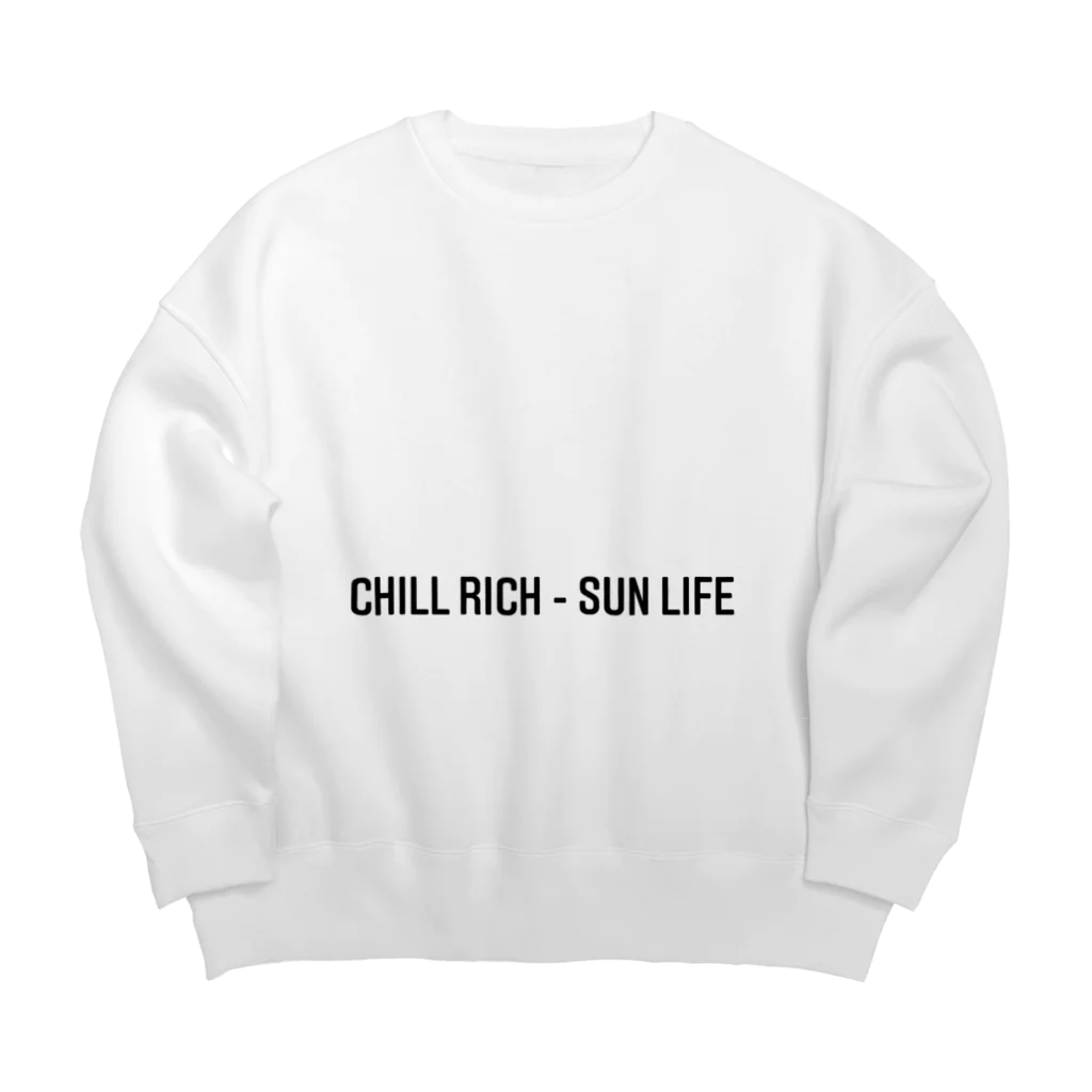 CHILLDAYSのCHILLRICHビックシルエットスエット Big Crew Neck Sweatshirt