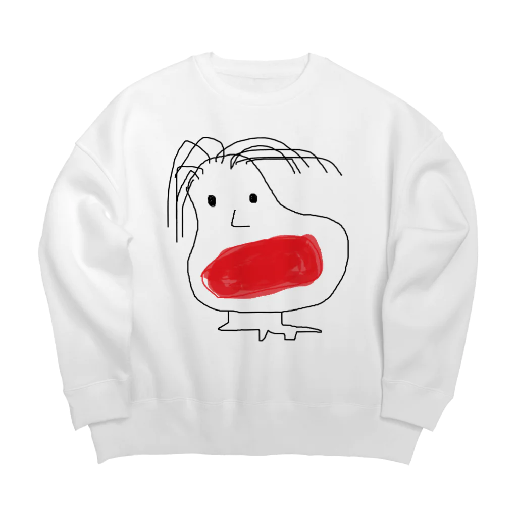 はむ丸みなちの大好きなママへ❤ Big Crew Neck Sweatshirt