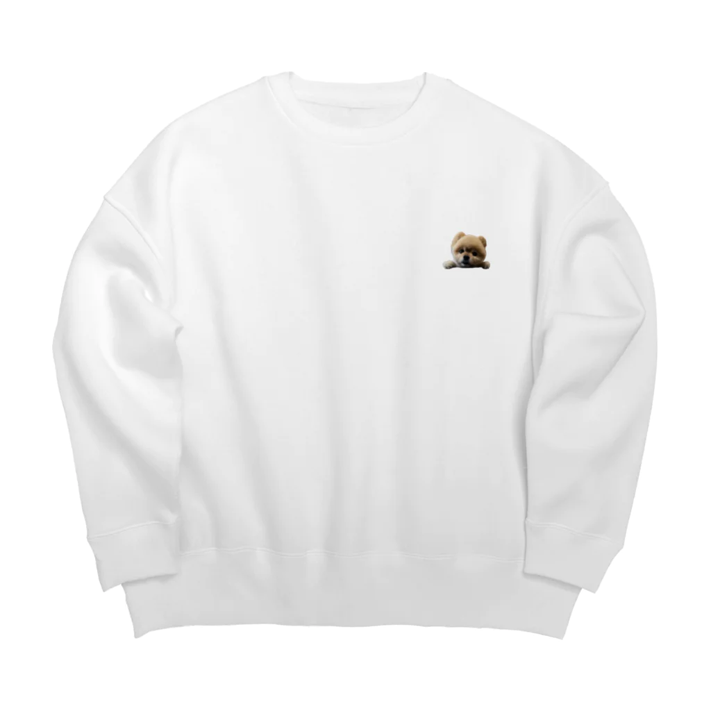 ポメラニアンのココちゃんのポメラニアンのココちゃん Big Crew Neck Sweatshirt