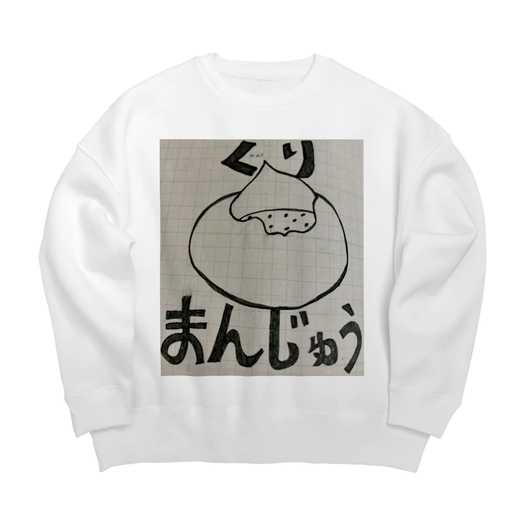 旨味教授といちごもちぷりんのくりまんじゅう Big Crew Neck Sweatshirt